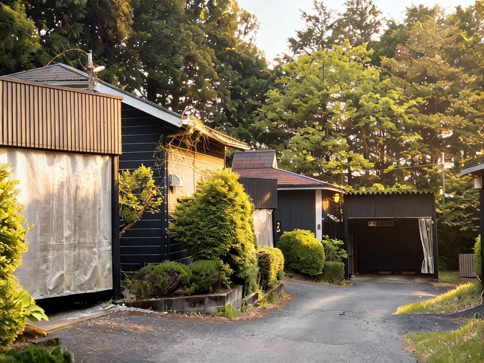 KAISEI Ibaraki-machi private parking arrival