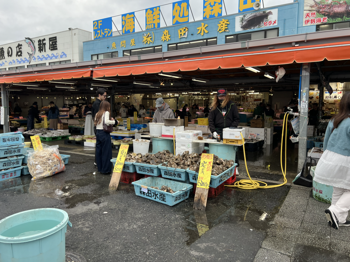 Hitachi seafood market